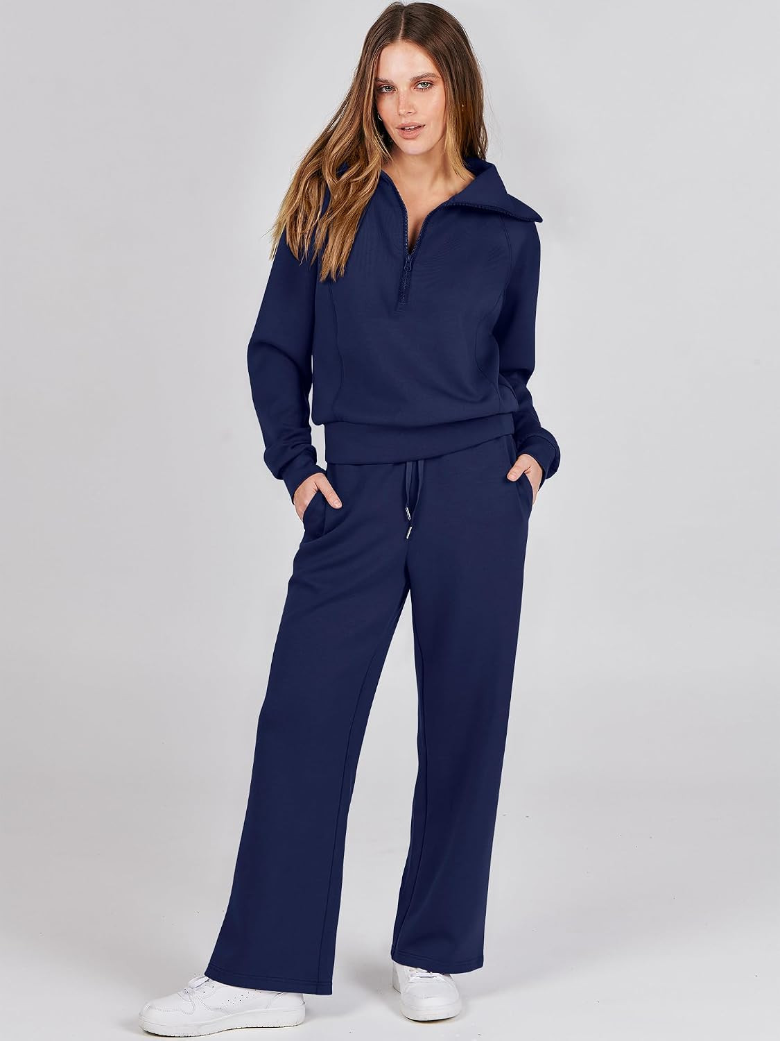 ANRABESS Women 2 Piece Set Sweatsuits Lounge Fall Outfits | Amazon (US)