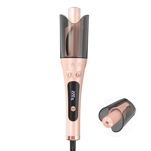 Automatic Rotating Curling Iron 1-inch - LANDOT 2-Way Anti-Tangle Self Curling Wand, Effortless Curls for Special Occasions, Dates & Vacations, Fast Heat-Up Ceramic Barrel for Gorgeous Styles | Amazon (US)