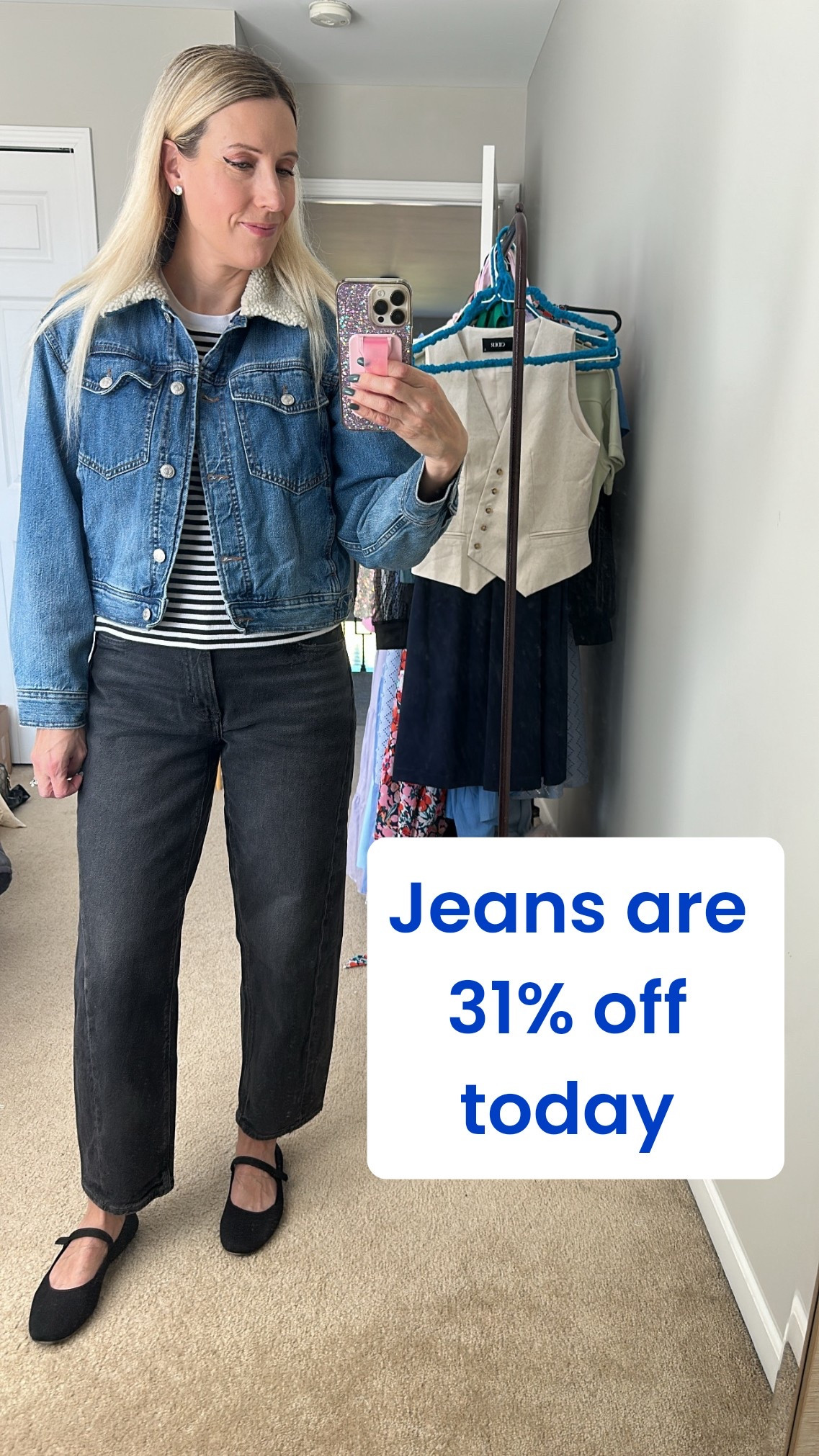 I sized down one in the jeans - they are comfy and stretchy. #barrellegjeans

#LTKStyleTip #LTKShoeCrush #LTKFindsUnder50