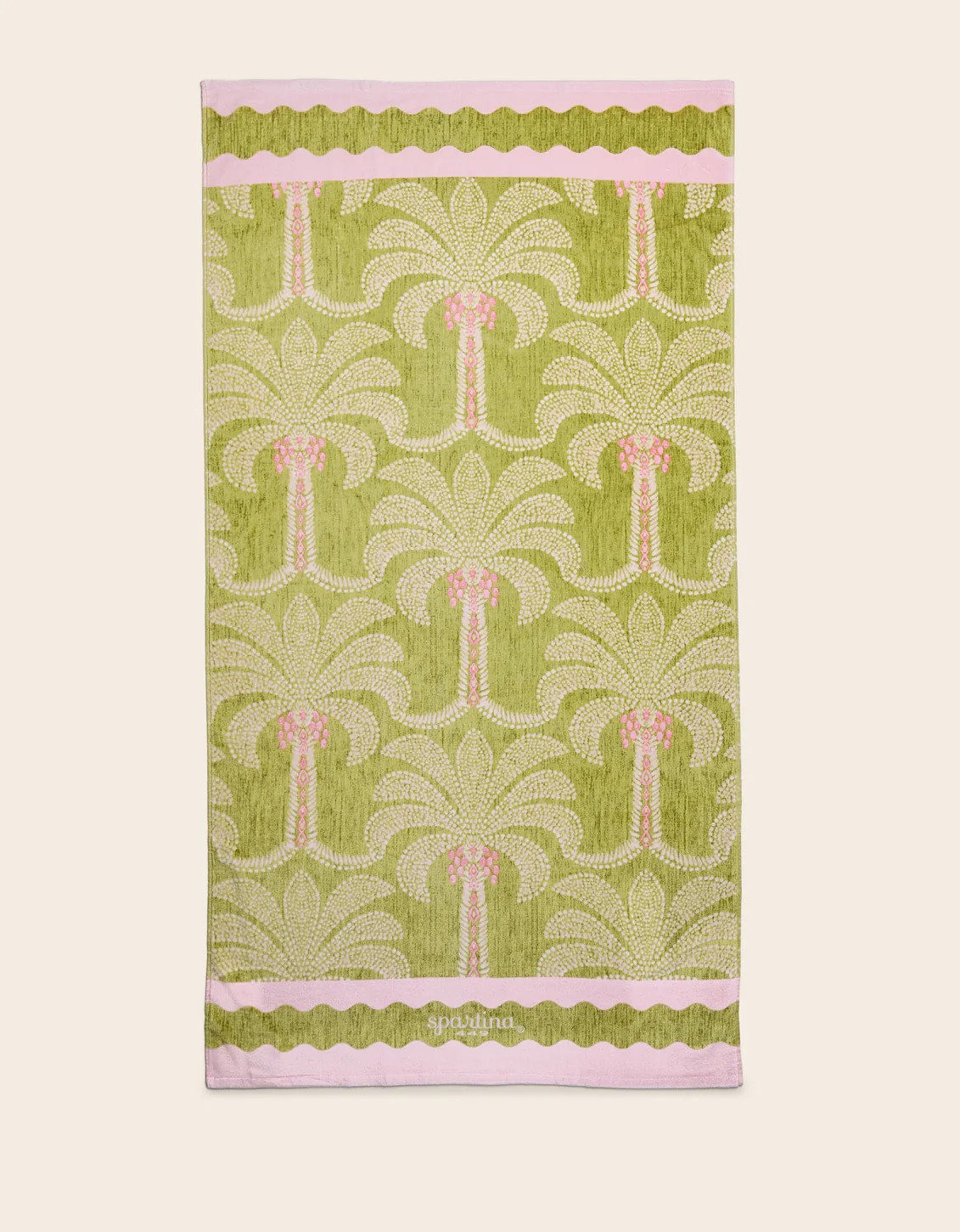 Beach Towel Castillo Green Palms | Spartina 449