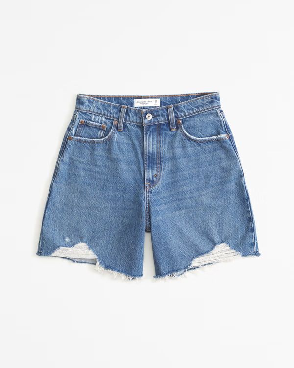 Women's High Rise Loose Short | Women's 20% Off Select Styles | Abercrombie.com | Abercrombie & Fitch (US)