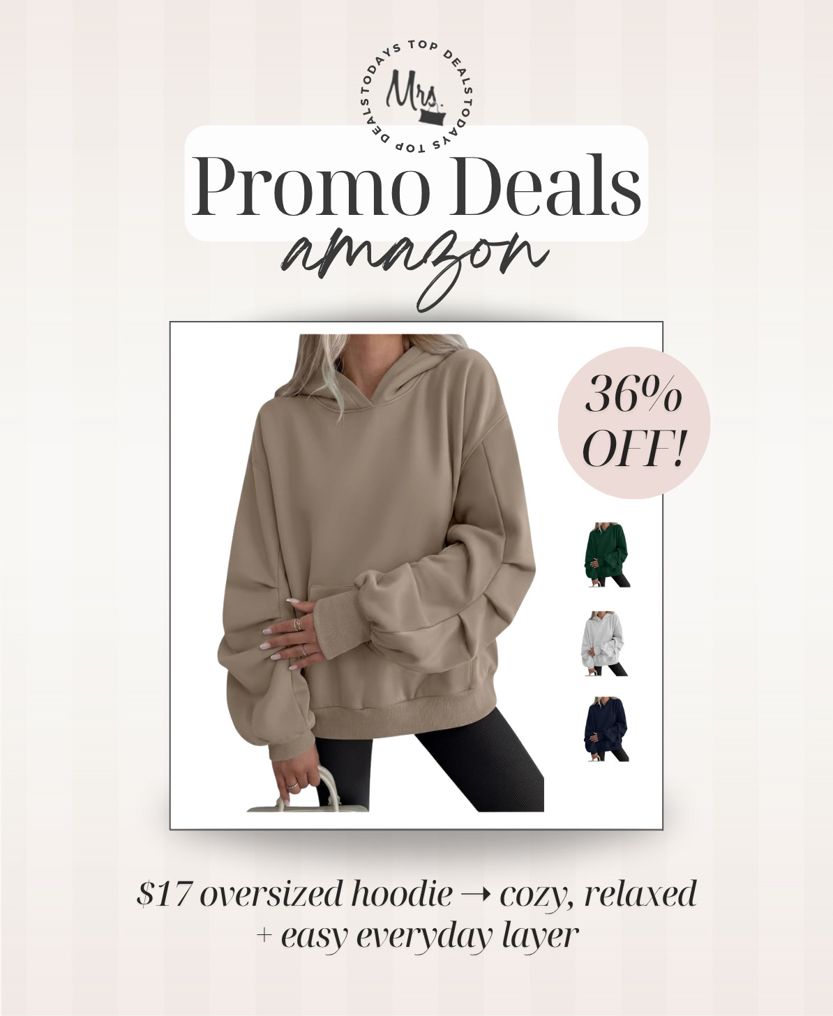 $17 oversized hoodie ➝ cozy, relaxed + easy everyday layer 

 #LTKootd #LTKSeasonal #LTKSaleAlert