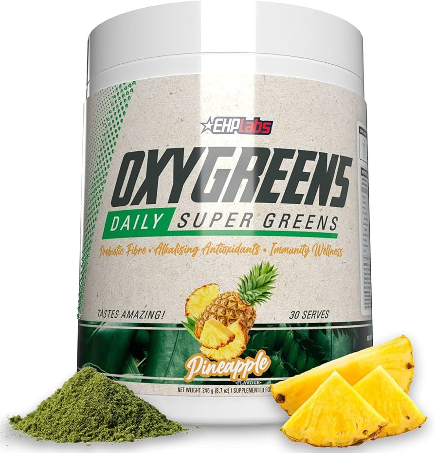 EHP Labs OxyGreens Super Greens Powder - Spirulina & Chlorella Superfood, Green Juice Powder & Gr... | Amazon (US)