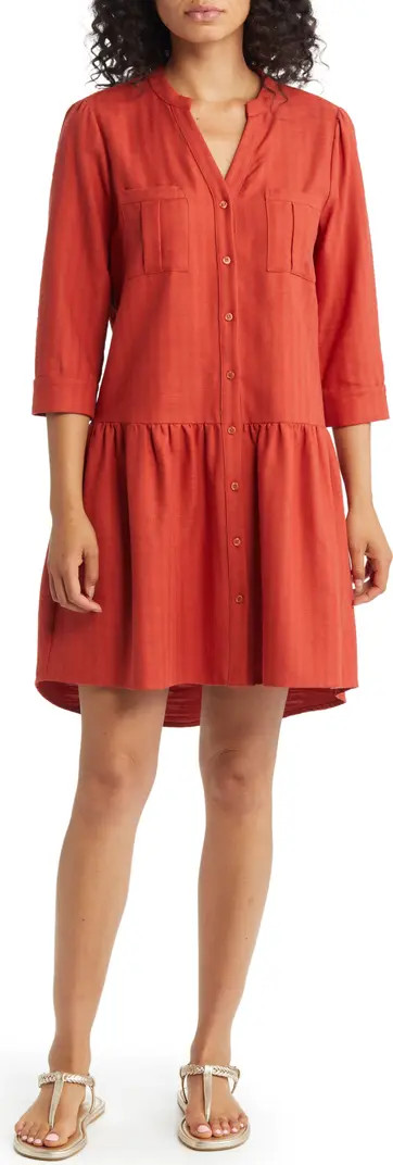 Pocket Front Drop Waist Dress | Nordstrom