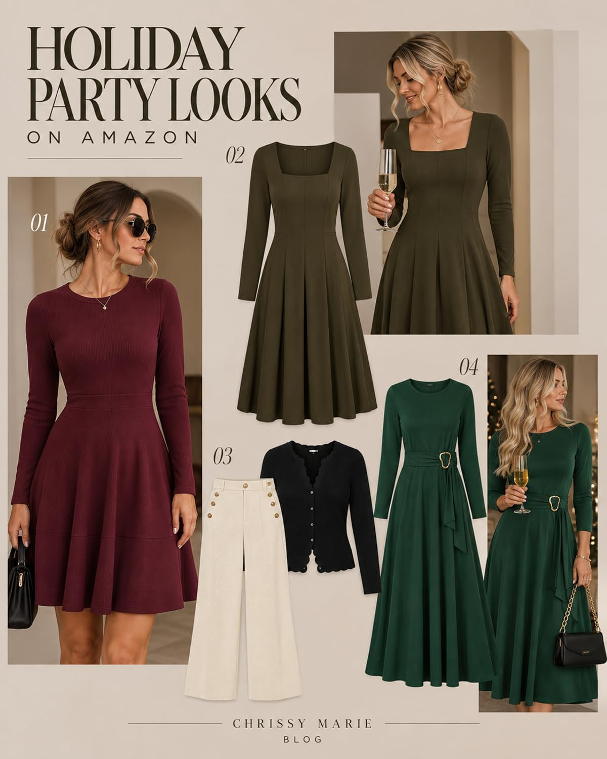 Holiday party looks on Amazon for when the invite says festive, but your closet says absolutely not. Dresses, shoes, bags, and sparkly little extras that make getting dressed feel fun instead of like a seasonal crisis. 

 #LTKgrwm #LTKootd #LTKSeasonal