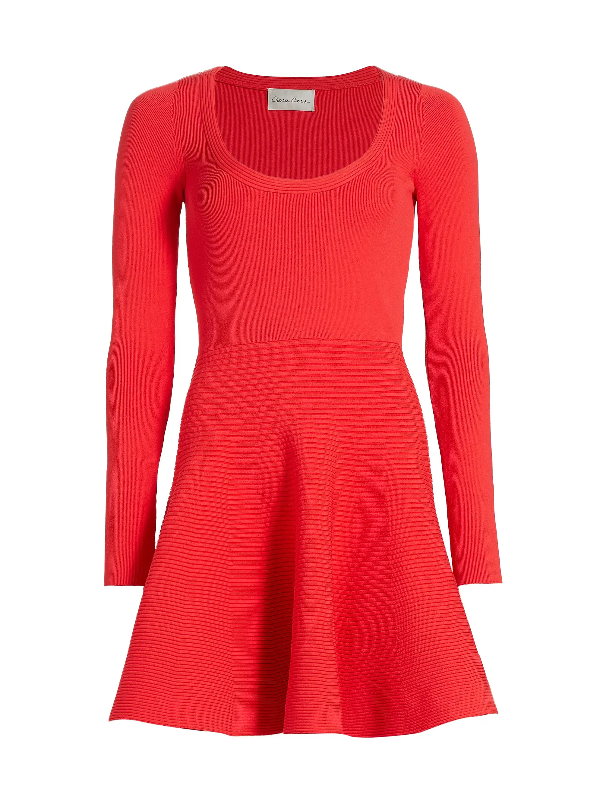 Lisha Knit Fit & Flare Minidress | Saks Fifth Avenue