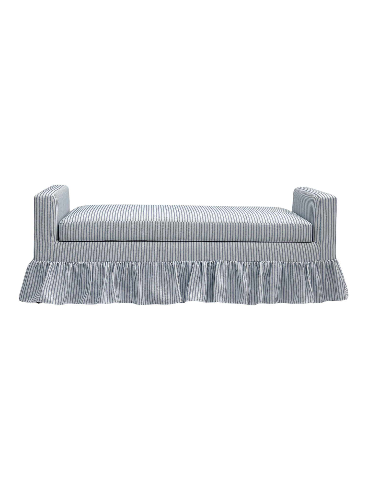 60x22 Cleo Ruffle Skirt Storage Bench | TJ Maxx