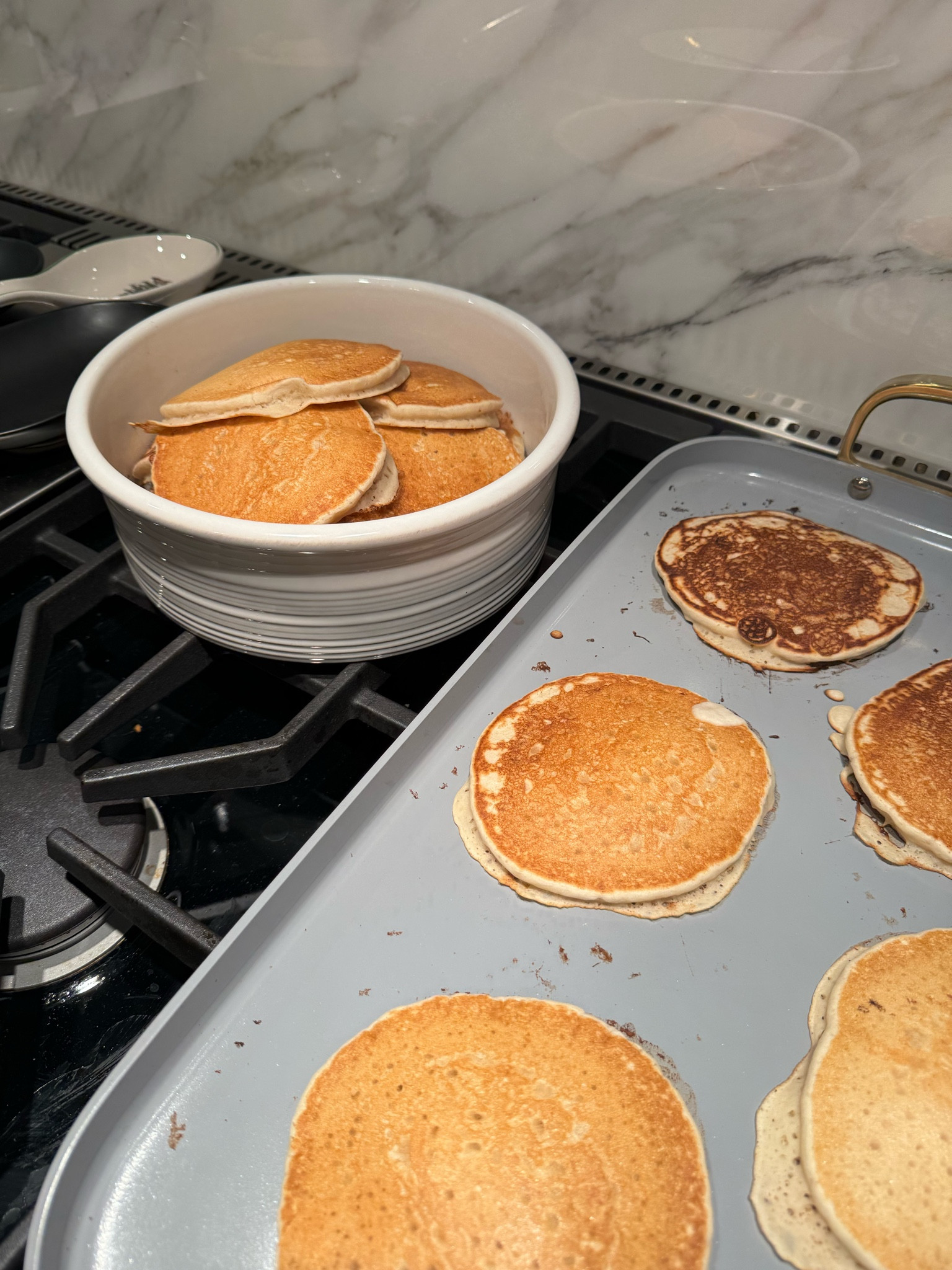 Enjoy making breakfast for a crowd with this ceramic non stick griddle and pancake warmer! 🥞❤️☀️

#LTKhome #LTKGiftGuide #LTKfamily