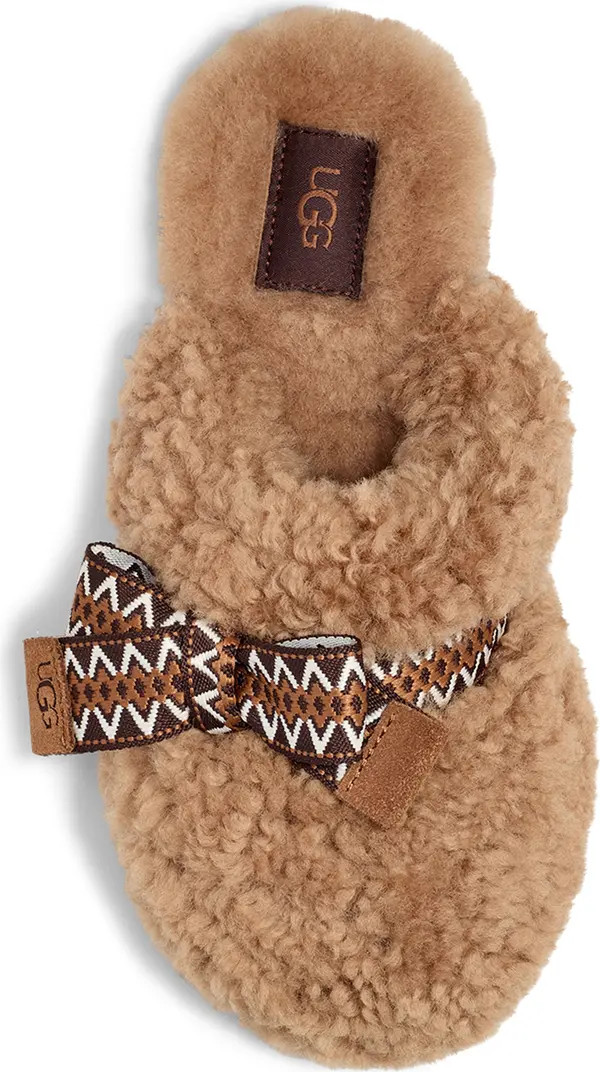 UGG® Maxi Curly Genuine Shearling Scuff Slipper (Women) | Nordstrom | Nordstrom