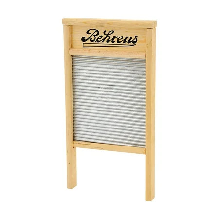Behrens 12.5 in. W x 24.5 in. L Galvanized Steel Scrub Surface Washboard | Walmart (US)