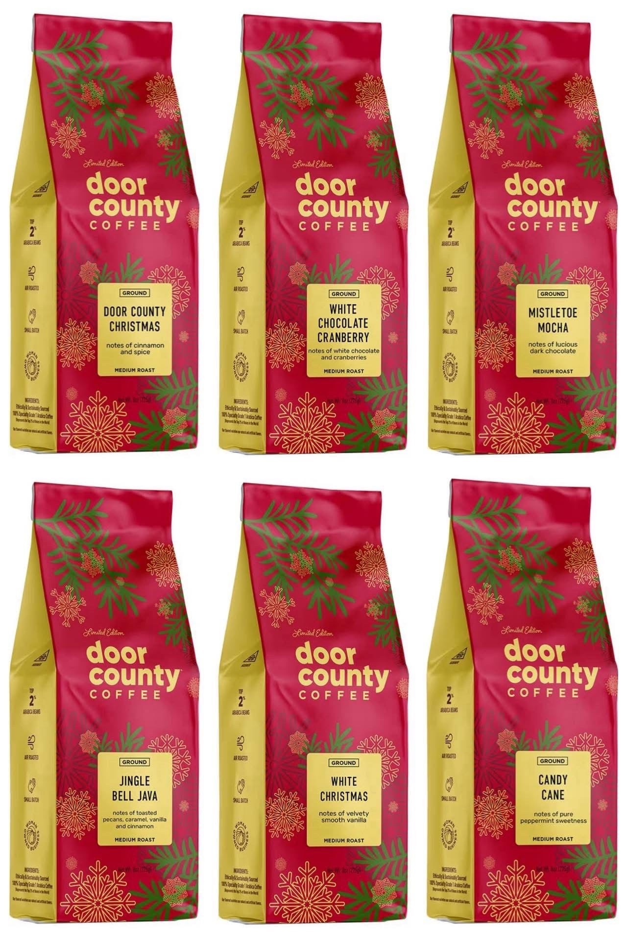 Happy Saturday! As I’ve shared before, I’m a huge fan of Door County Coffee from Door County, WI, and they JUST released their infamous Holiday Coffee Collection on Amazon!! I would recommend any one of these coffees since they’re delicious - and perfect for gifting to a coffee fan ☕️ They sell out quick on Amazon every year, so wanted to share early!
