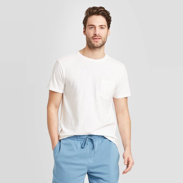 Men's Short Sleeve Slub T-Shirt - Goodfellow & Co™ | Target