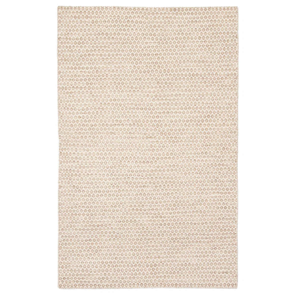 Midford Geometric Handwoven Flatweave Wool Beige Area Rug | Wayfair North America