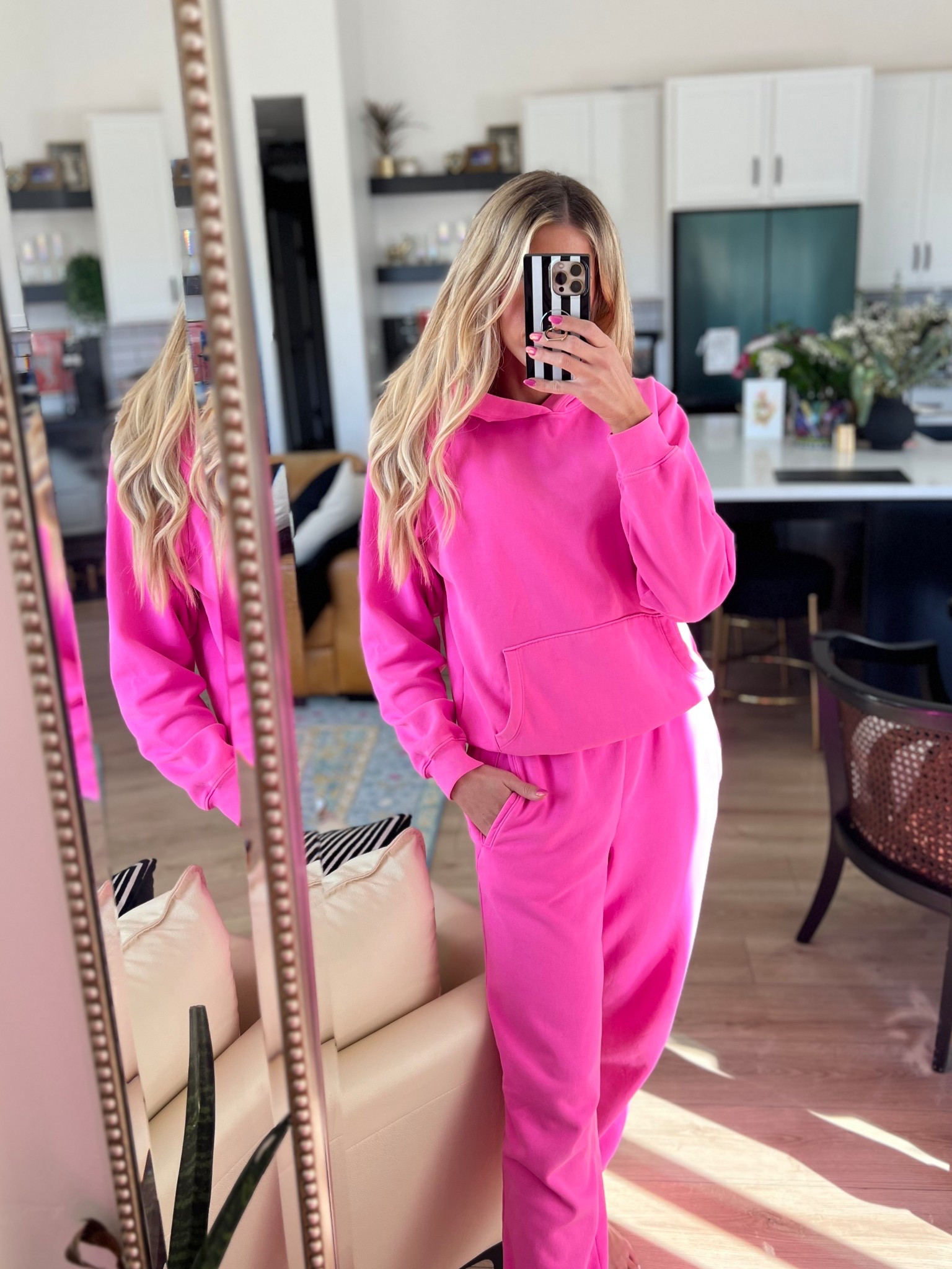 Hannuh11 neon pink gap sweatpants and hoodie 

#LTKU #LTKFindsUnder50 #LTKSeasonal