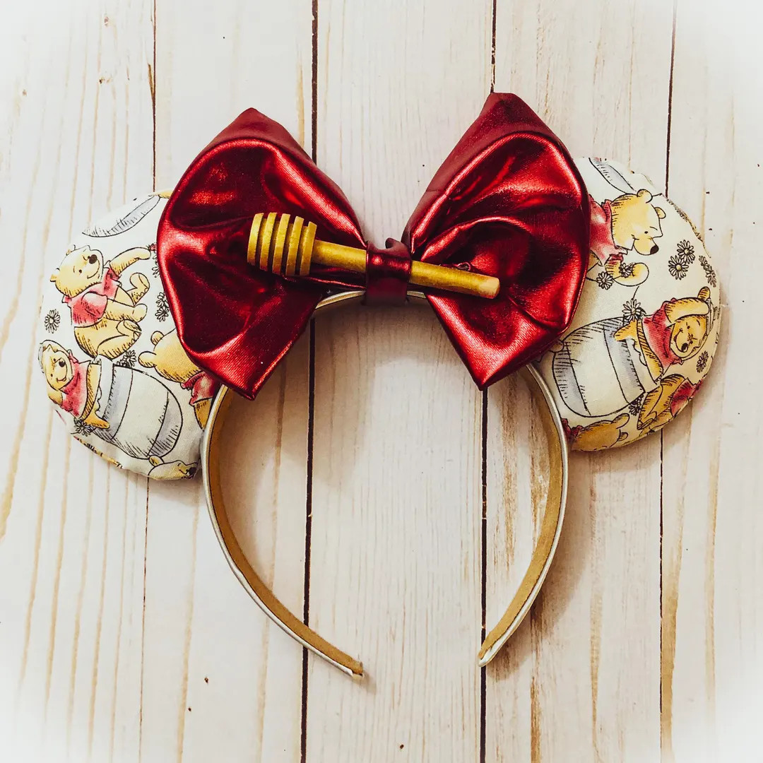 Winnie the Pooh Minnie Ears | Minnie Mouse inspired Ears | Winnie the Pooh | Christmas Gifts | Di... | Etsy (US)