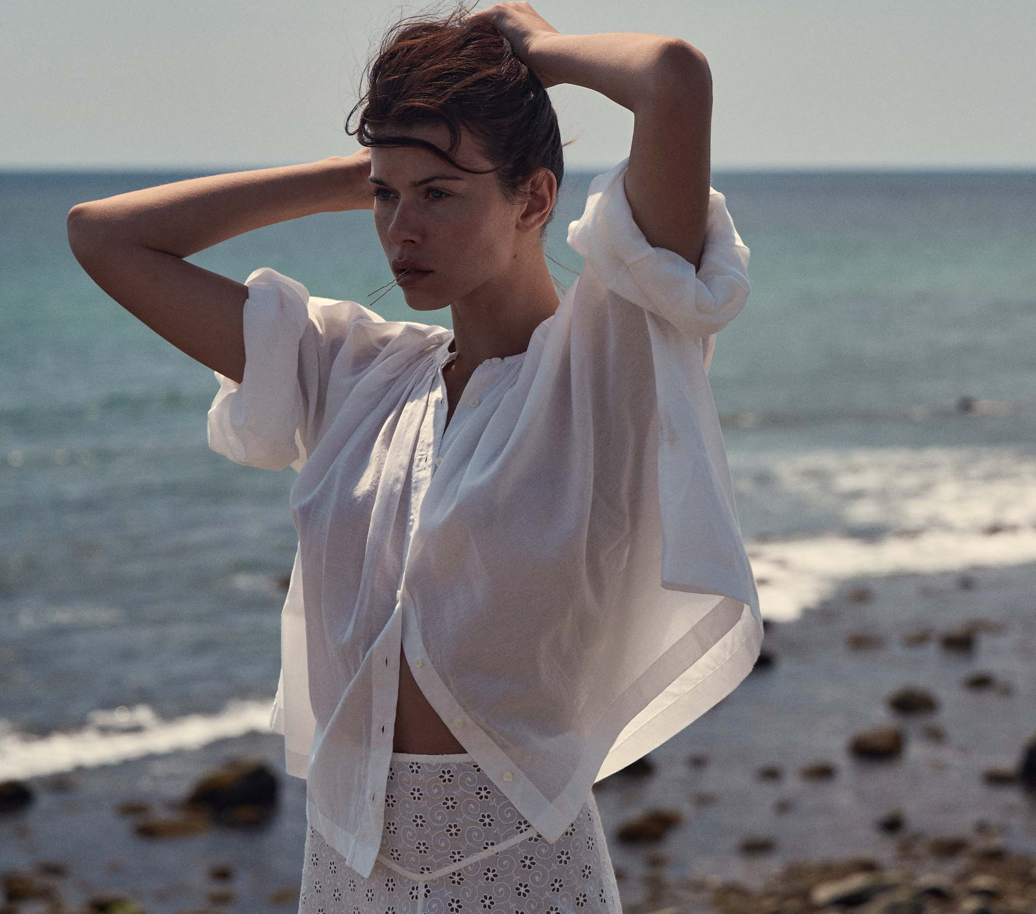 The Jane Blouse - Salt | DÔEN | DOEN