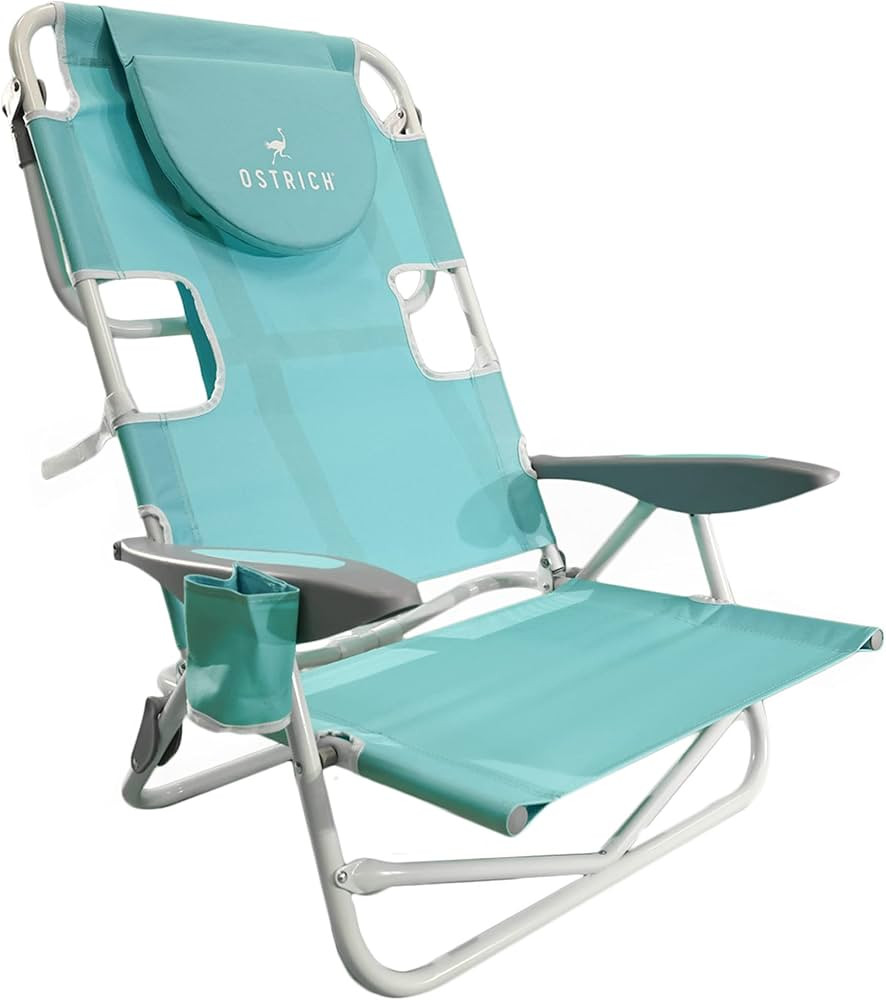 Ostrich Lightweight Portable Outdoor On Your Back Folding Reclining Chair for Lawn Beach Camping ... | Amazon (US)
