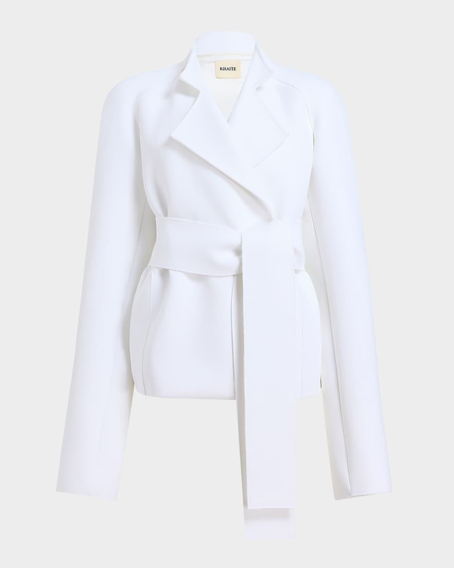 Khaite Edith Belted Jacket | Neiman Marcus