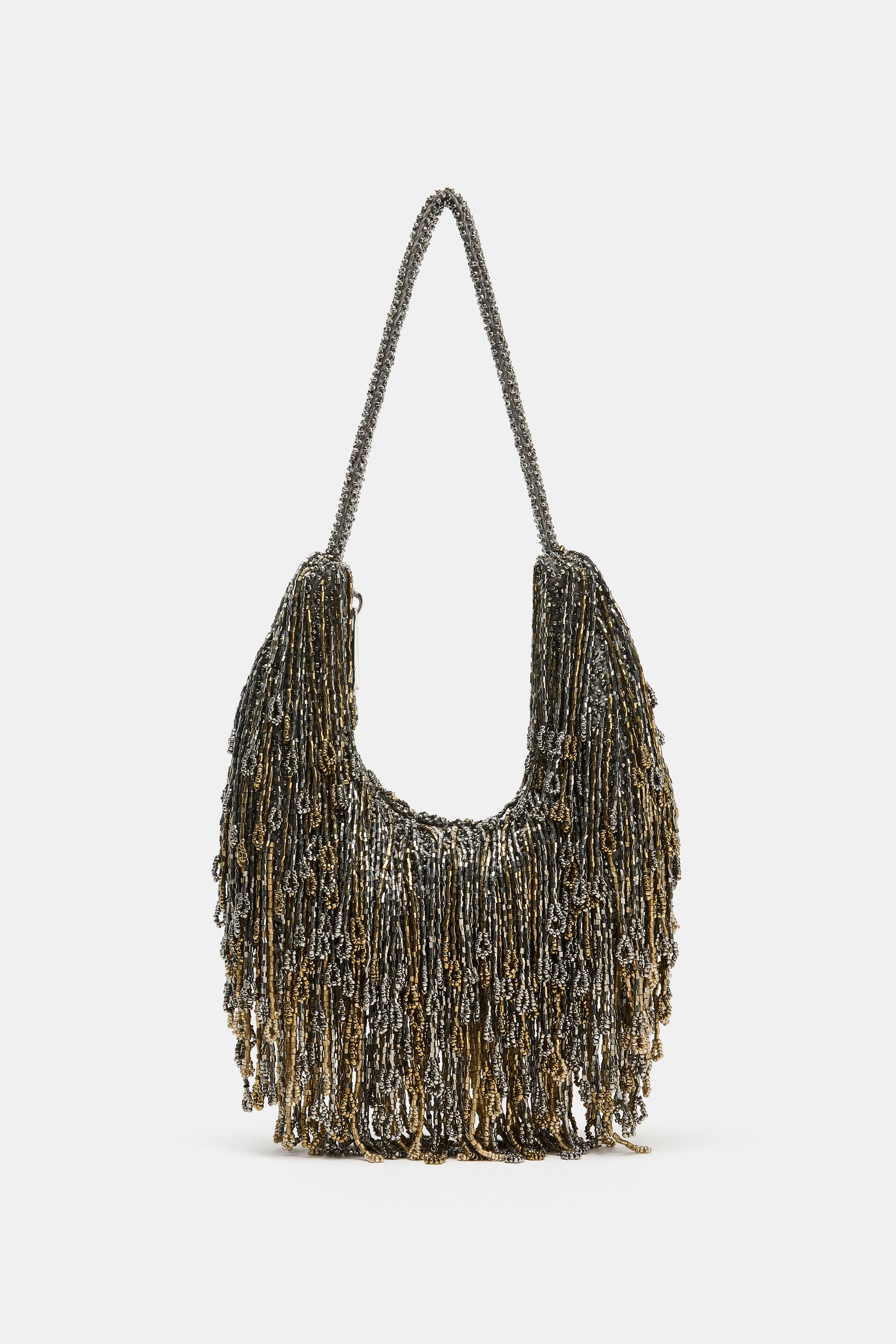 FRINGED SHOULDER BAG | Zara US