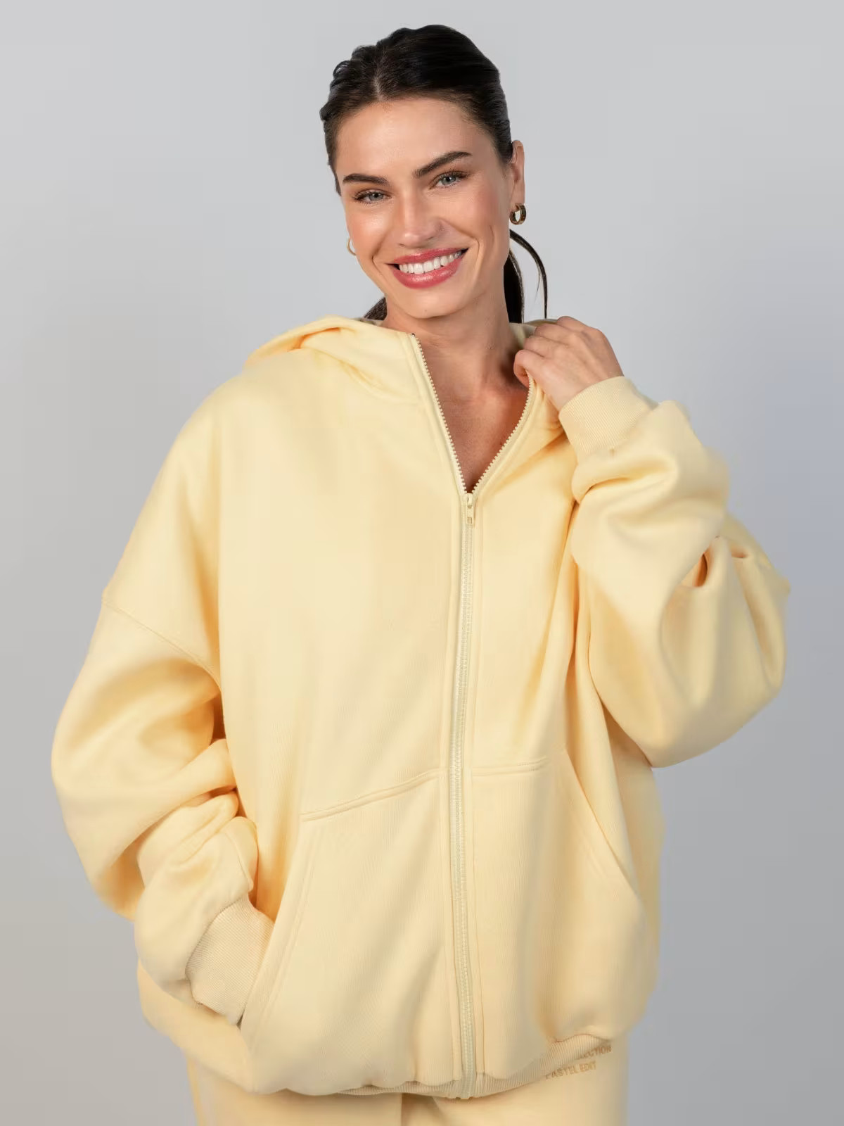 Pastel Zip Hoodie | Comfrt