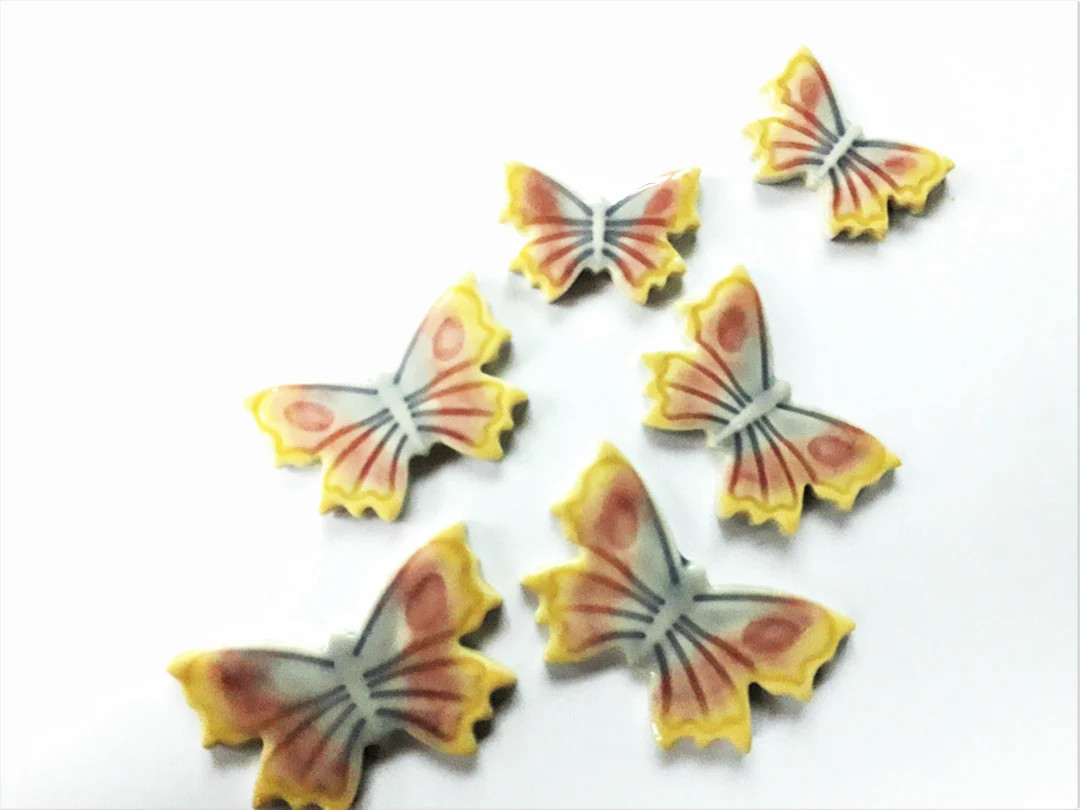 6 Mosaic Rainbow Butterflies, Ceramic Handmade Pieces - Etsy | Etsy (Global)