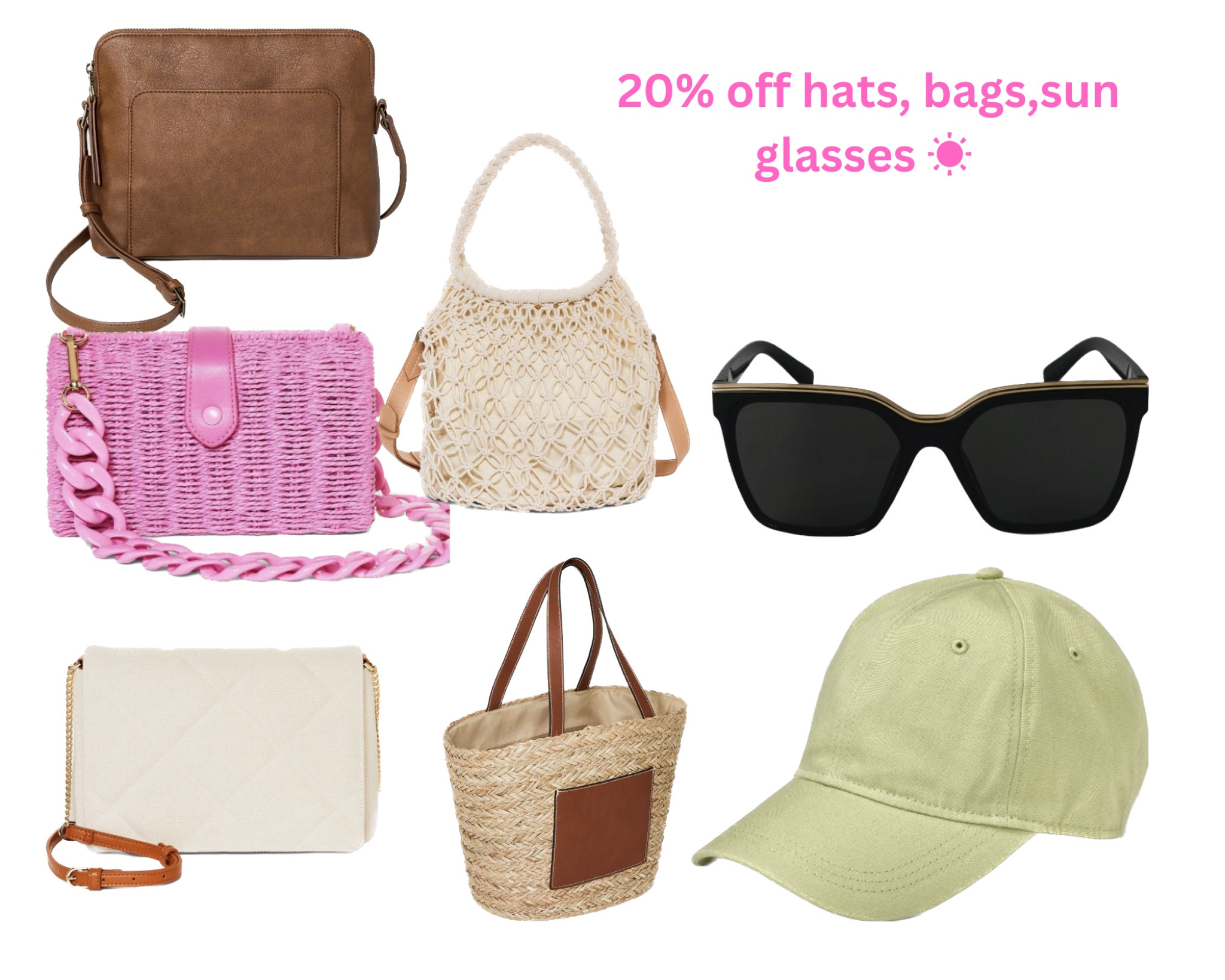 target 
#targetstyle 
#target 
20% off sunglasses, hats, bags 
summer/spring 
#LTKSPRING #LTKSUMMER #LTKbeach 