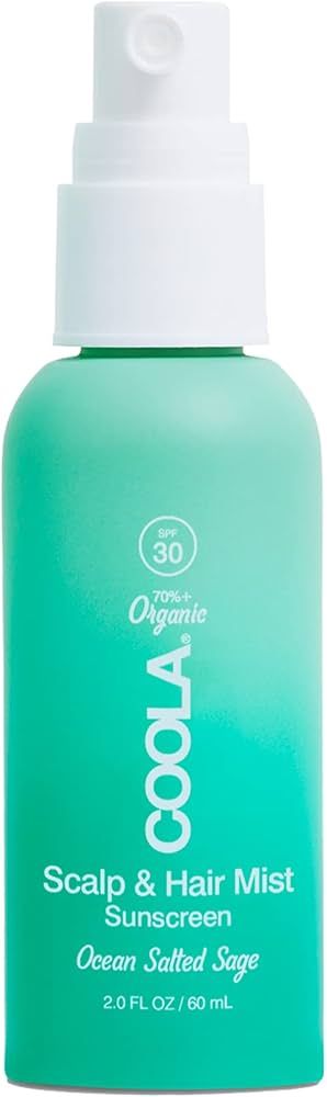 COOLA Organic Scalp Spray & Hair Sunscreen Mist With SPF 30, Dermatologist Tested Hair Care For D... | Amazon (US)