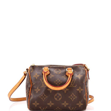 Speedy Bandouliere Bag Monogram Canvas Nano | Rebag