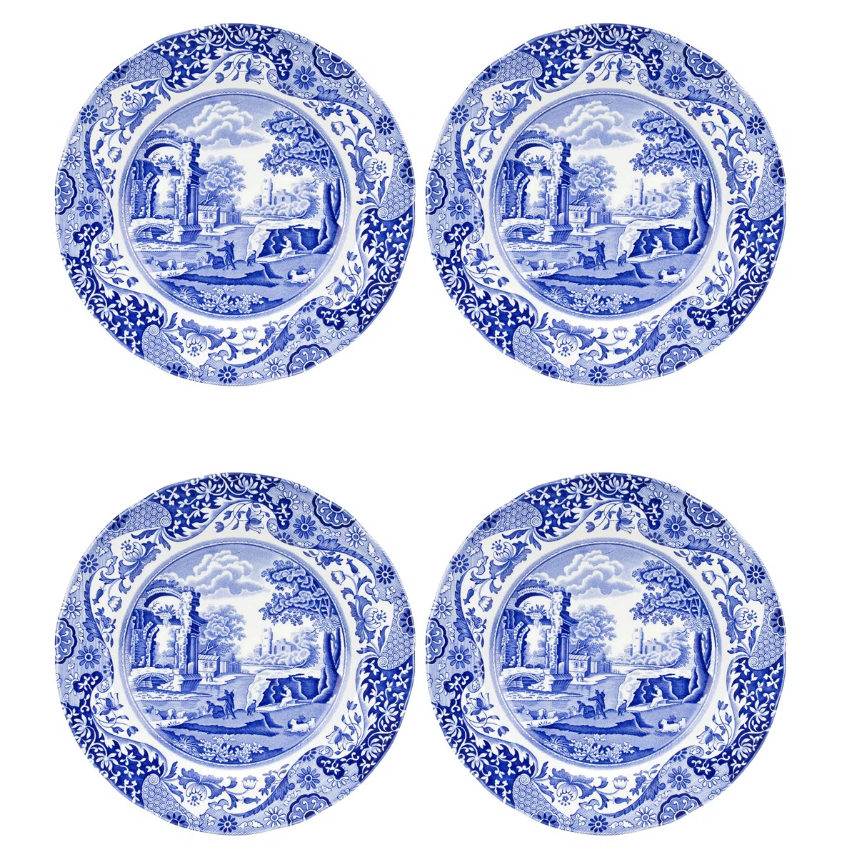 Spode Blue Italian Dinner Plate 10.5" (Set of 4) | Wayfair North America