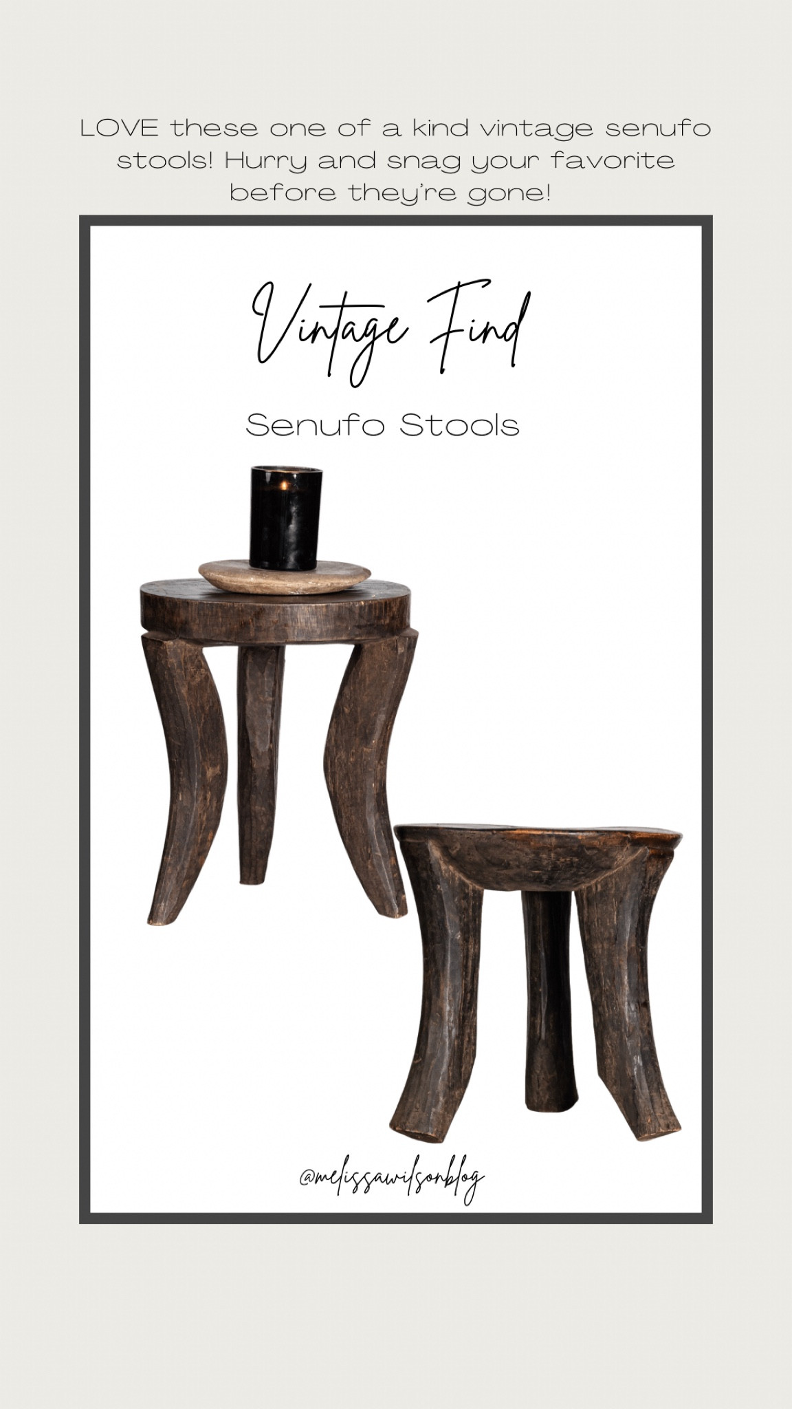 Vintage senufo stool. Antique stool. Vintage stool. Wood stool. Vintage decor

#LTKhome