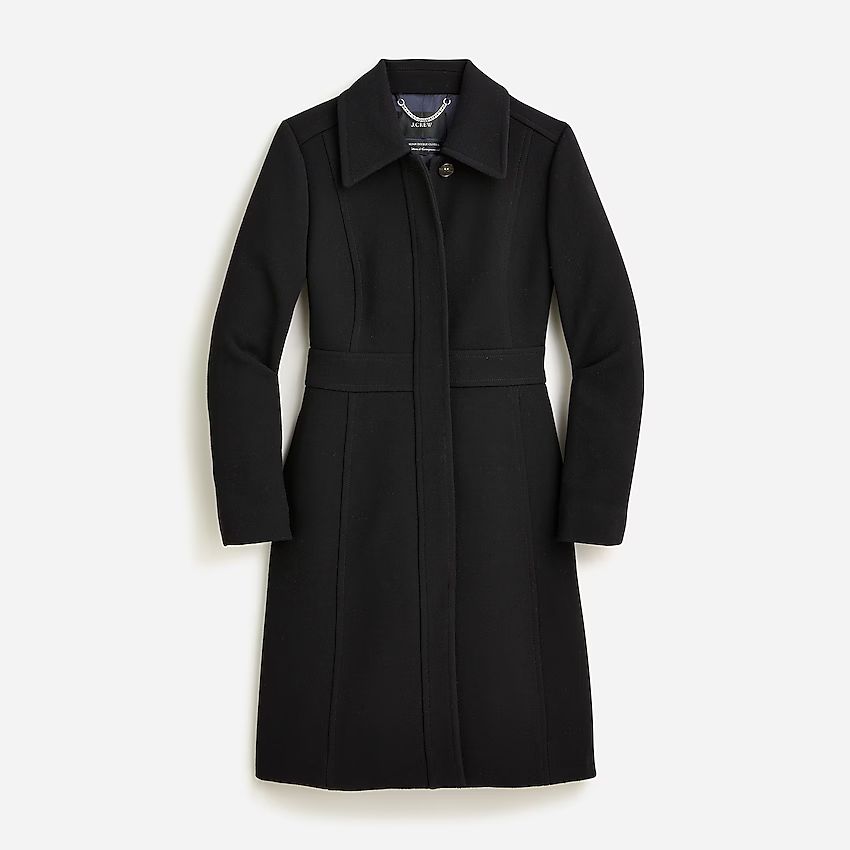 Petite new lady day topcoat in Italian double-cloth wool | J.Crew US