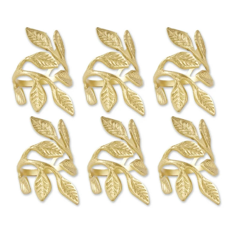 DII Gold Vine Napkin Ring (Set of 6) - Walmart.com | Walmart (US)