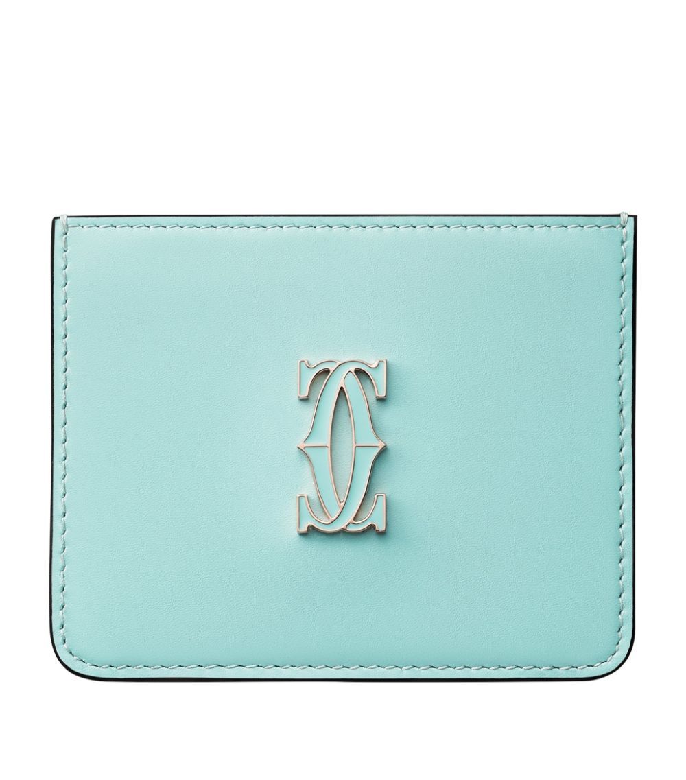 Leather Double C Card Holder | Harrods