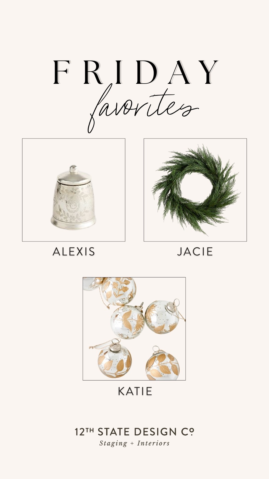 Friday Favorites 12/12/2025 | We are starting to feel and love all of the Christmas vibes! 🏡🎄☺️

#LTKSeasonal #LTKHome #LTKHoliday