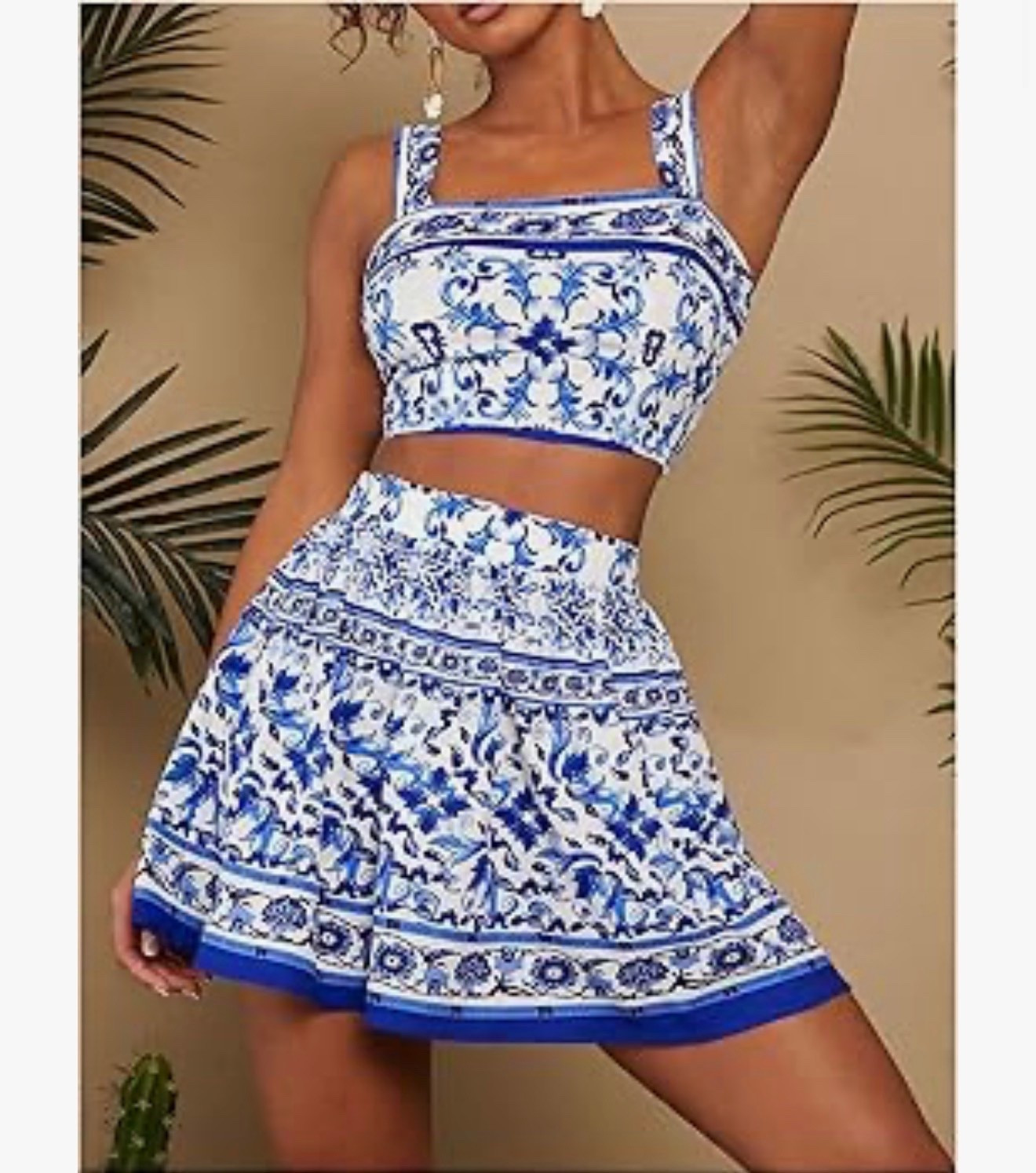 Floerns Women's 2 Piece Outfit Floral Print Crop Cami Top with Mini Skirt Set

#LTKgrwm #LTKootd #LTKPetite