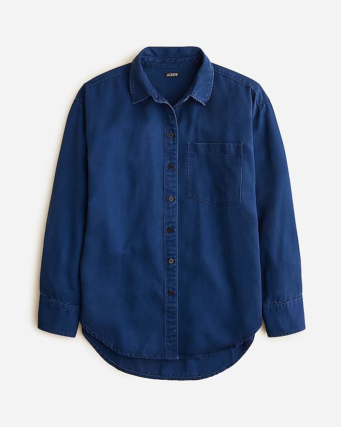 Etienne shirt in blue twill | J.Crew US