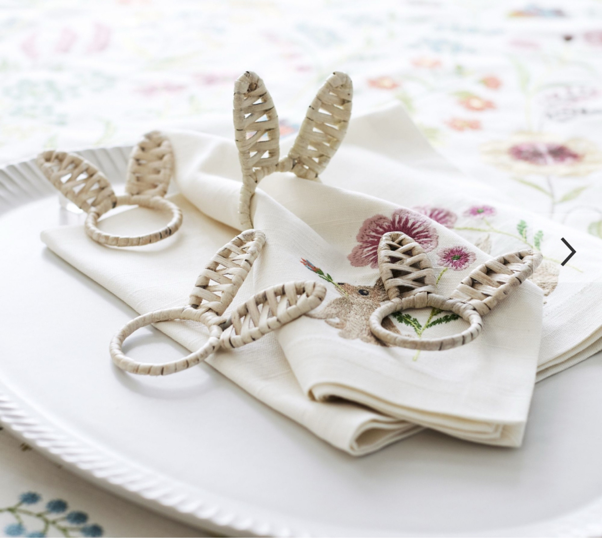 Cute bunny napkin rings  

#LTKSeasonal #LTKHome