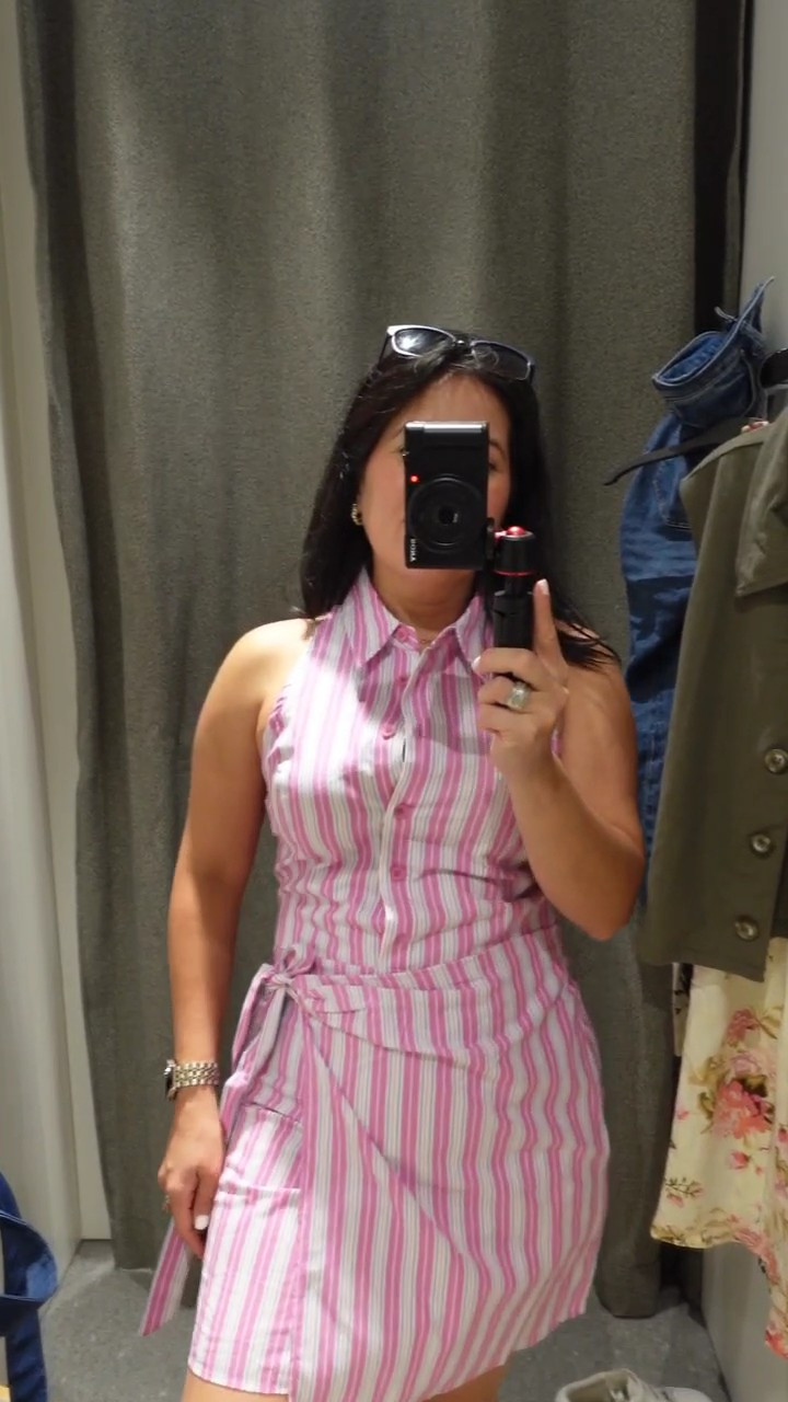 Outfit ideaWrap dress | pink | sleeveless dress | dress outfit 

#LTKVideo #LTKSaleAlert #LTKFindsUnder50