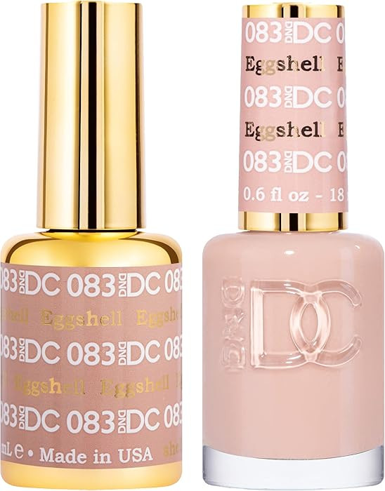 DND Gel Polish Set, Beige Nude Collection, UV/LED GelPolish and Air Dry Nail Lacquer, Matching Ch... | Amazon (US)