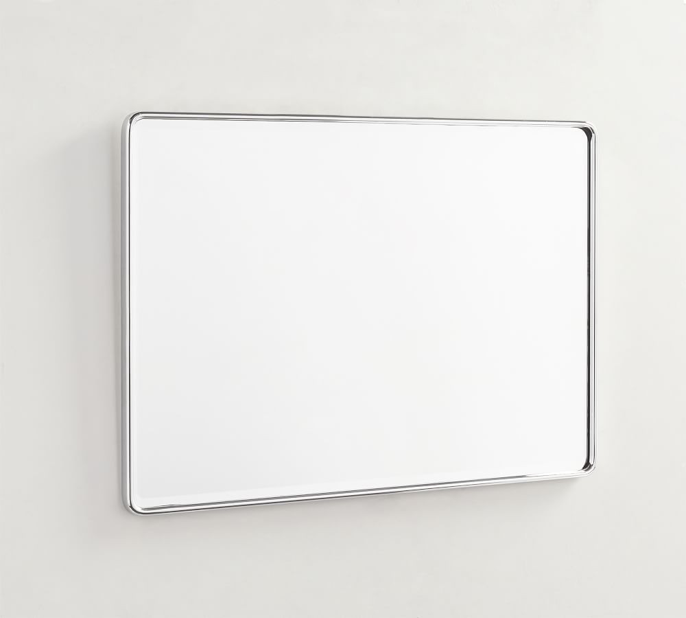 Vintage Rounded Rectangular Mirror with French Cleat Mount | Pottery Barn (US)