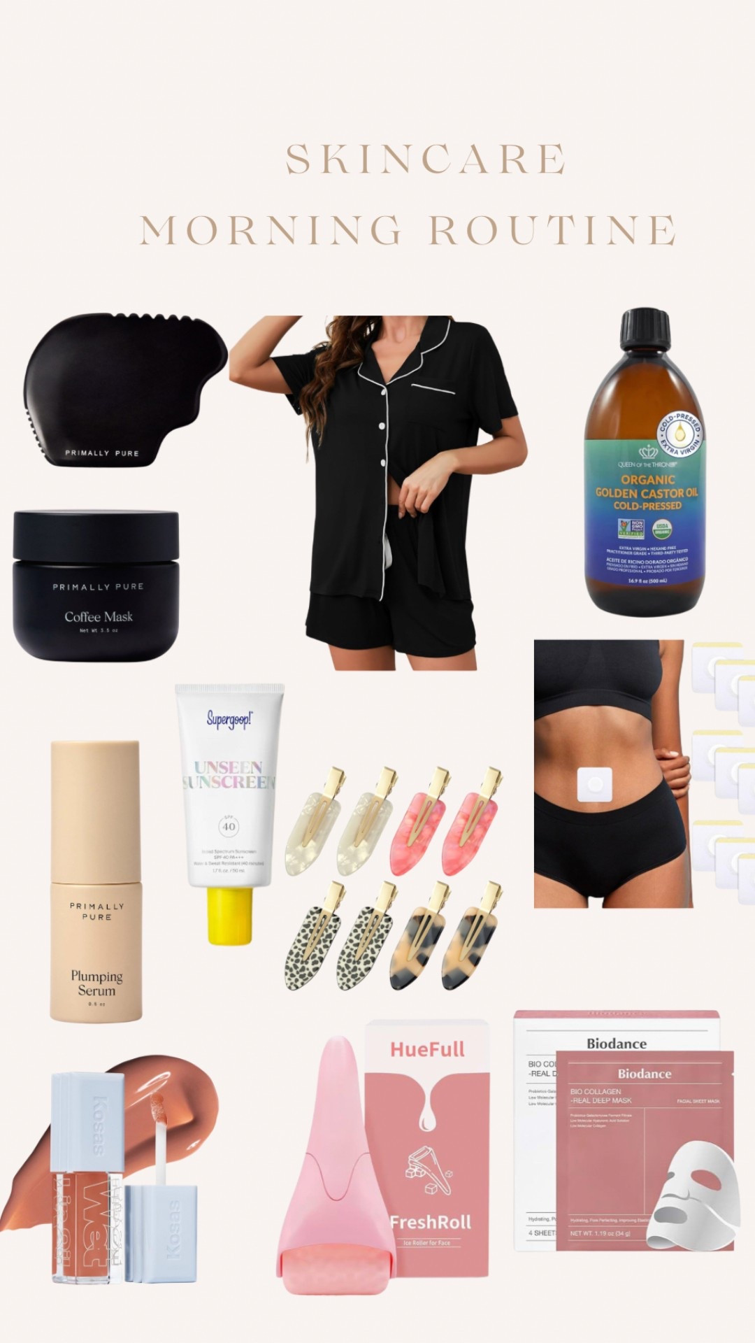 Skincare 
Primally pure serum
Castor oil and belly patches 


#LTKBeauty