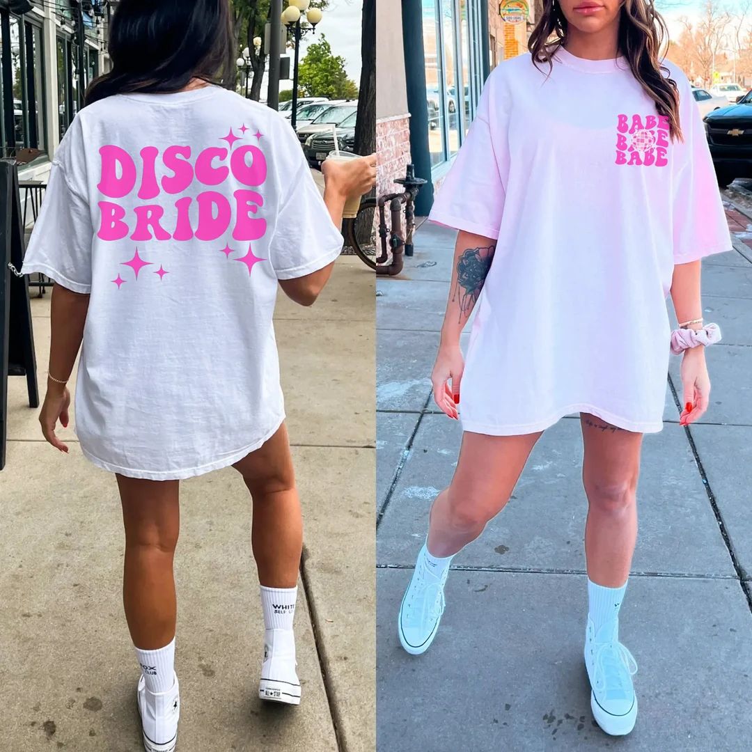 Comfort Colors Retro Disco Bachelorette Shirts Last Disco - Etsy | Etsy (US)
