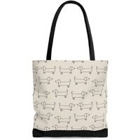 Dachshund Tote Bag, Gift, Dog Mom, Decor, Purse, Funny Dachshund, Wiener Hot Owner | Etsy (US)