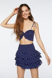 Polka Dot Tie-Strap Cami & Skirt Set | Forever 21 (US)