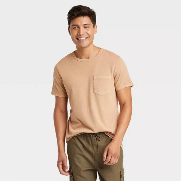 Men's Standard Fit Short Sleeve Crewneck T-Shirt - Goodfellow & Co™ | Target