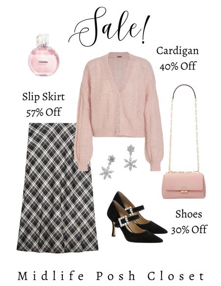Elegant Winter outfit ON SALE!
- Satin slip skirt
- Baby pink cardigan
- jeweled Mary Janes
- Kate Spade Purse

#LTKsalealert #LTKHoliday #LTKSeasonal