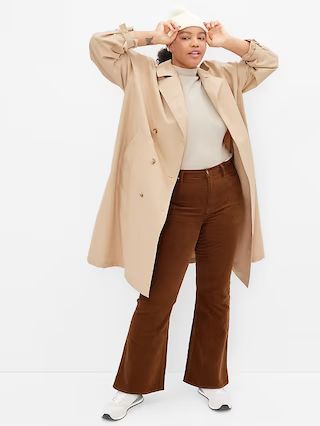 High Rise &#x27;70s Flare Corduroy Pants with Washwell | Gap Factory