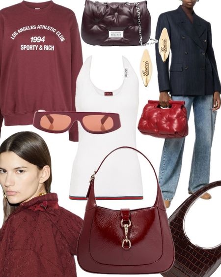 Burgundy Deep Red Purple Brown looks and Gucci 

#LTKitbag #LTKSeasonal #LTKeurope