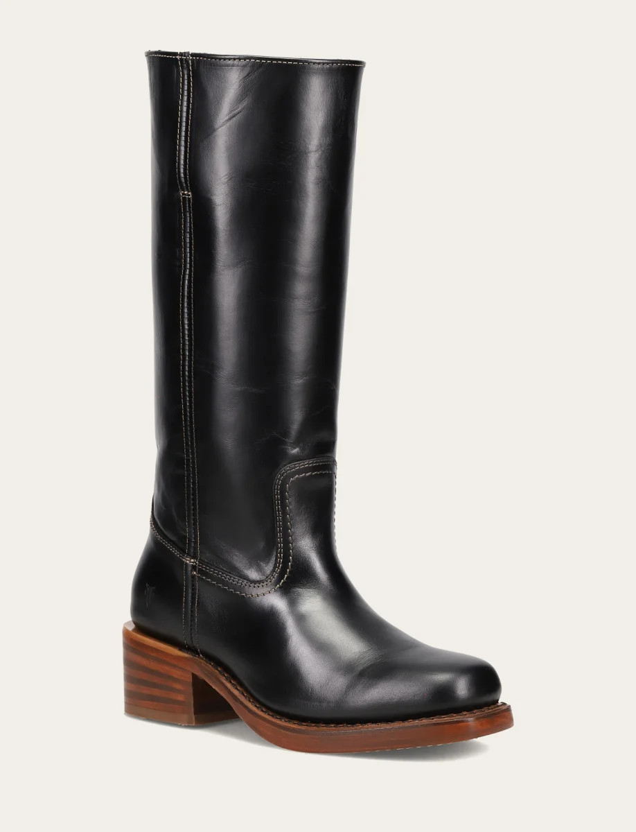 Women's Campus 14L Jet Black Boots | The Frye Company | FRYE