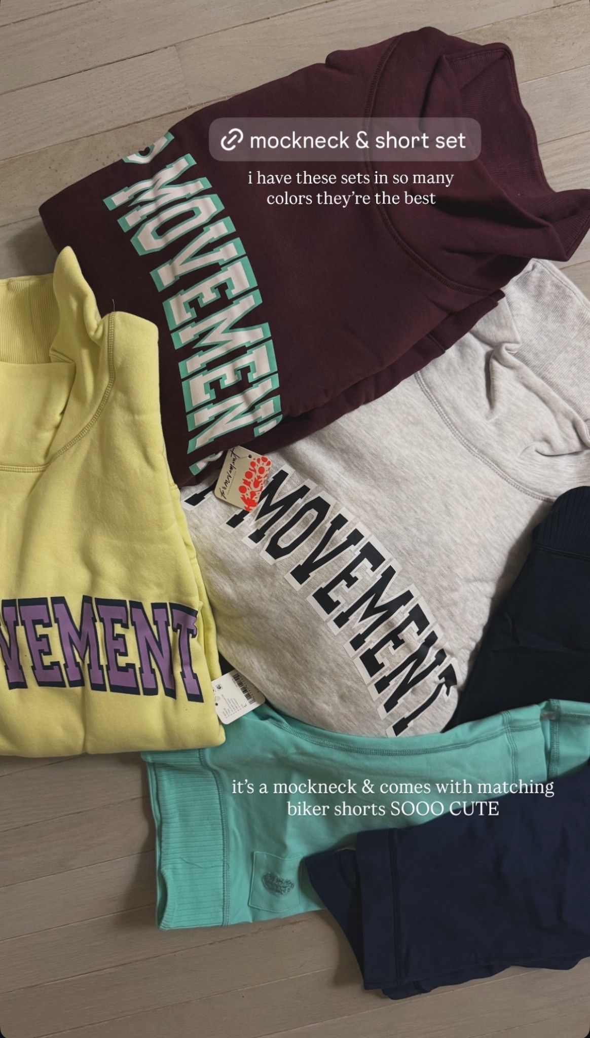 I have this Free People set in so many colors! It’s a mockneck & comes with matching biker shorts. SOOO CUTE!

#LTKGiftGuide #LTKActive #LTKootd